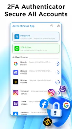 Authenticator App with 2FA screenshot 1