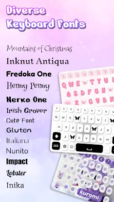 Emoji Font Keyboard & Themes screenshot 1