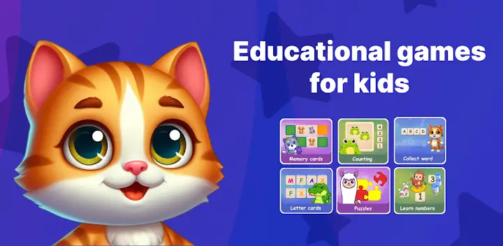 Kiddo Quest - smart kids games — Android game banner