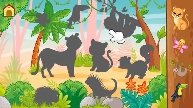 Baby animal games: fun puzzle! screenshot 2