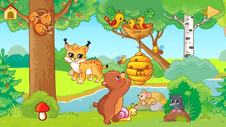Baby animal games: fun puzzle! screenshot 7