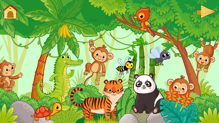 Baby animal games: fun puzzle! screenshot 8