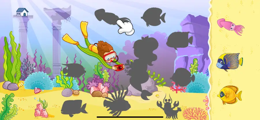 FISH sea animal games for kids screenshot 6