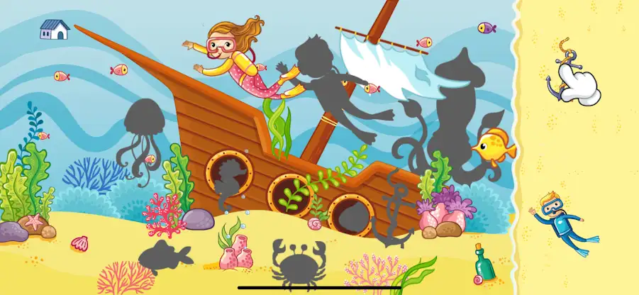 FISH sea animal games for kids screenshot 2