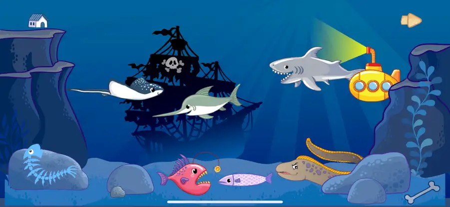 FISH sea animal games for kids screenshot 5