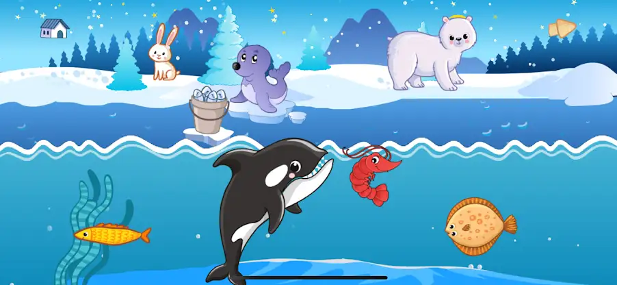 FISH sea animal games for kids screenshot 1