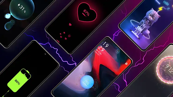 Battery Charging Animation 4D screenshot 1