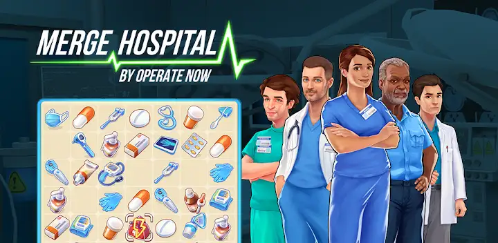 Merge Hospital by Operate Now — Android game banner