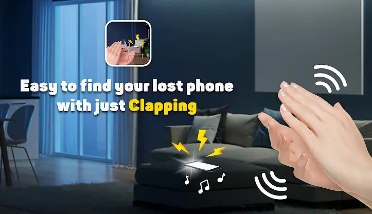 Find My Phone By Clap, Whistle screenshot 1