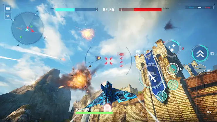 Sky Combat 2: Air Combat PvP screenshot 7