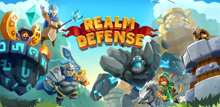 Realm Defense: Hero Legends TD — Android game banner