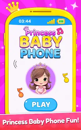 Baby Princess Phone Kids Games screenshot 1