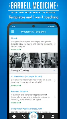 Barbell Medicine screenshot 1