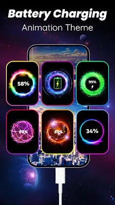 Battery Charging Animation 4K screenshot 4