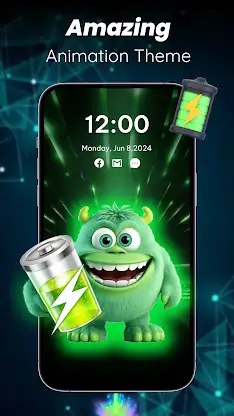 Battery Charging Animation 4K screenshot 2