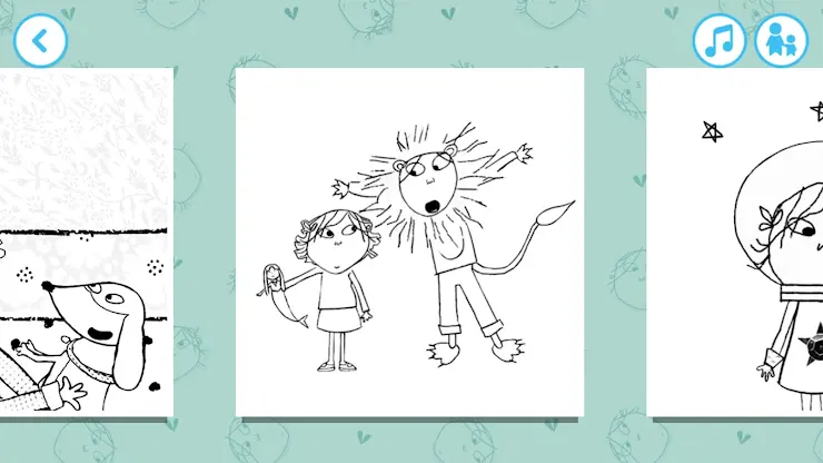 Charlie and Lola Colouring screenshot 2