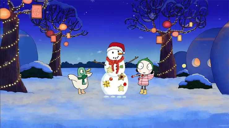 Sarah & Duck: Build a Snowman screenshot 6