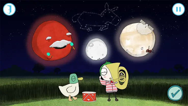 Sarah & Duck The Big Sleepover screenshot 4