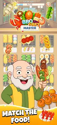 BBQ Foodie Match Skewer Sort screenshot 1