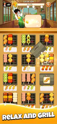 BBQ Foodie Match Skewer Sort screenshot 4