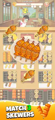 BBQ Foodie Match Skewer Sort screenshot 3