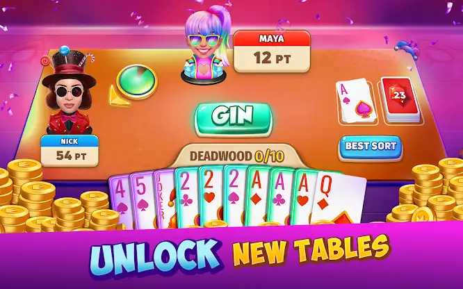 Gin Rummy Stars - Card Game screenshot 2