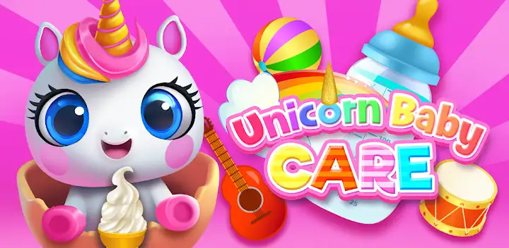 My Baby Unicorn - Pet Care Sim — Android game banner