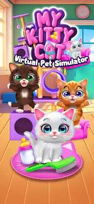 Pet Kitty Cat - Virtual Pets screenshot 1