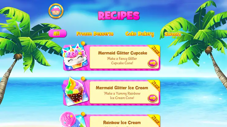 Mermaid Glitter Cupcake Chef screenshot 6