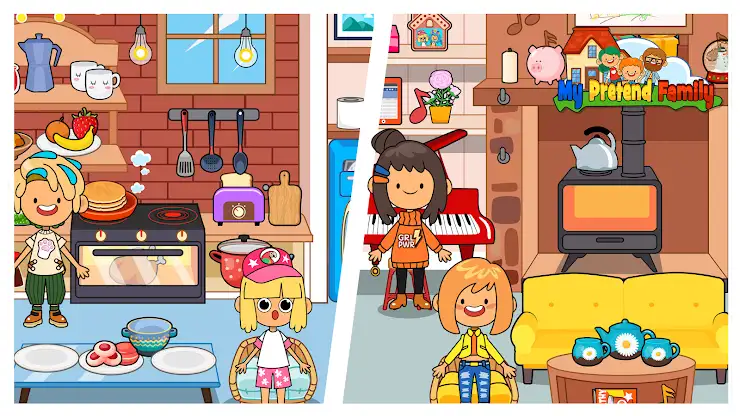 My Pretend Home & Family Town screenshot 7
