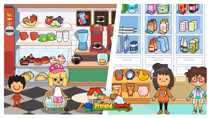 My Pretend Home & Family Town screenshot 6