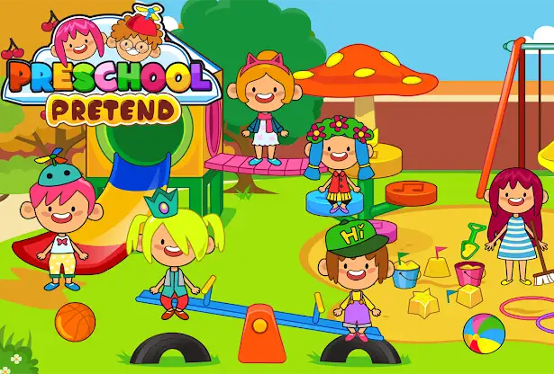 Pretend Preschool Kids Games screenshot 2
