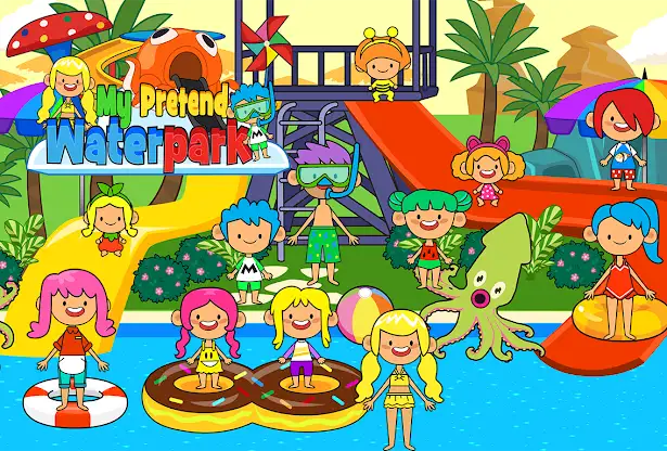 My Pretend Summer Waterpark screenshot 3