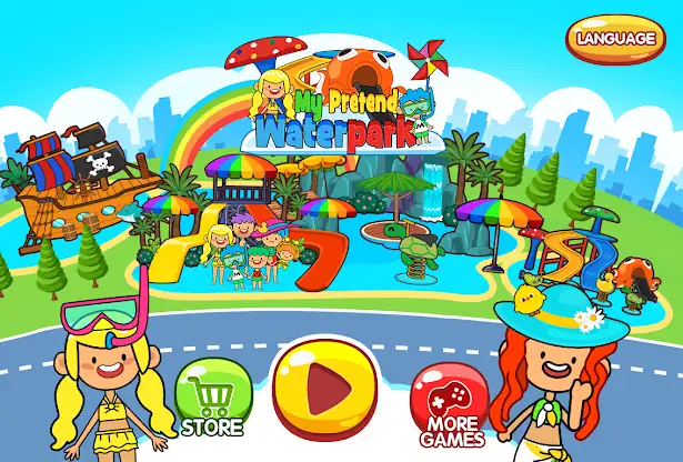 My Pretend Summer Waterpark screenshot 1