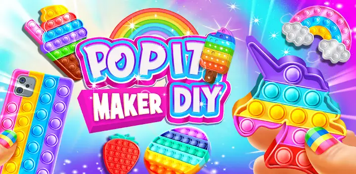 Pop It 3D Fidget Toy Maker — Android game banner