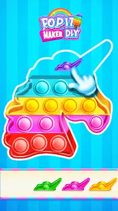 Pop It 3D Fidget Toy Maker screenshot 2