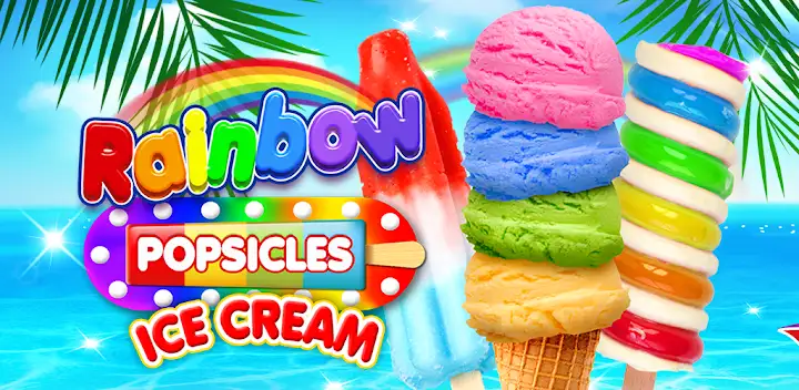 Rainbow Ice Cream & Popsicles — Android game banner