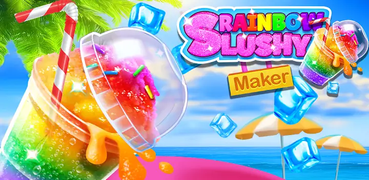 Rainbow Frozen Slushy Truck — Android game banner
