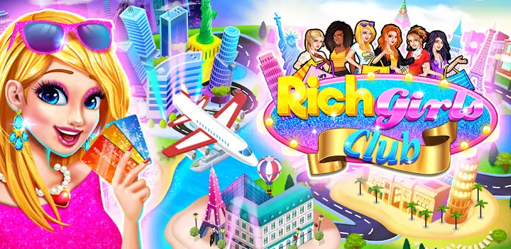 Rich Girls Shopping Games — Android game banner