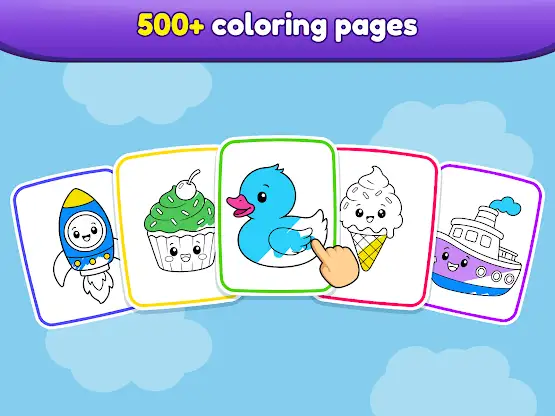 Coloring games for kids: 2-5 y screenshot 1