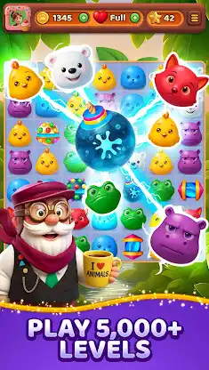 Animal Crush: Match‑3 Rescue screenshot 3