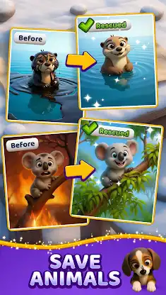 Animal Crush: Match‑3 Rescue screenshot 2