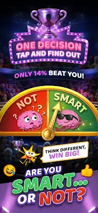 Smart or Not: Trivia Quiz Game screenshot 1