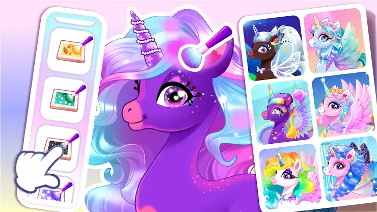Unicorn Dress up Game for Kids screenshot 2