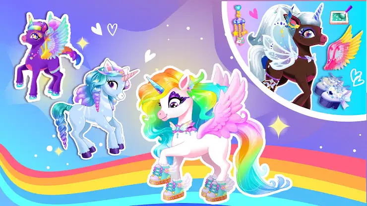 Unicorn Dress up Game for Kids screenshot 5