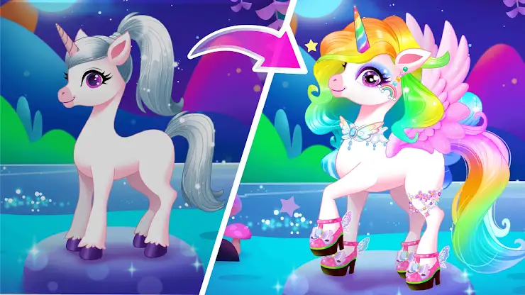 Unicorn Dress up Game for Kids screenshot 4