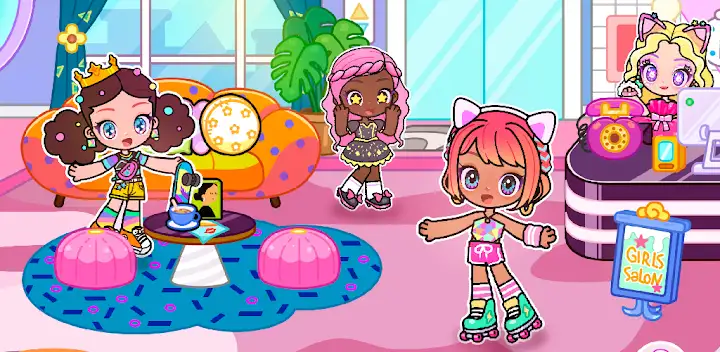 Gogo Mini World - Beauty Salon — Android game banner