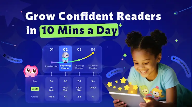 Books for Kids: Reading Stars screenshot 1