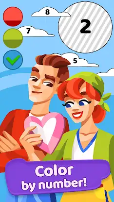 Gallery: Color by number game screenshot 2