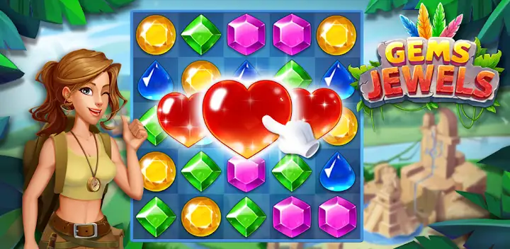 Jewel & Gem Blast — Android game banner